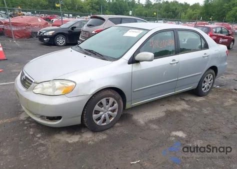 2007 Toyota Corolla Le из США, поврежденный, VIN JTDBR32E670133297